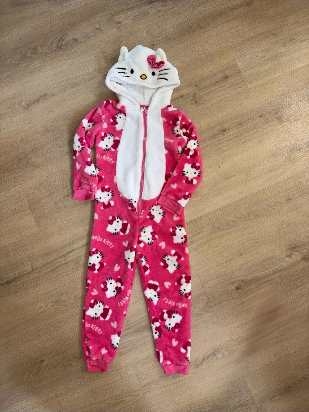 Hello Kitty Fleece Hooded Onesie